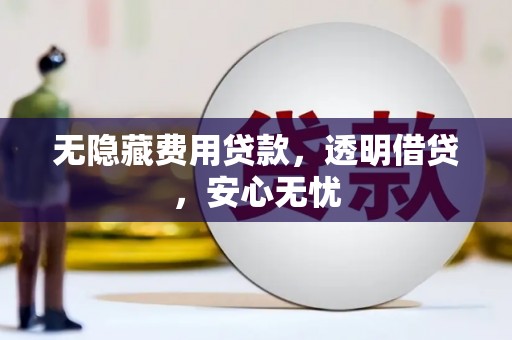 江源无隐藏费用贷款，透明借贷，安心无忧