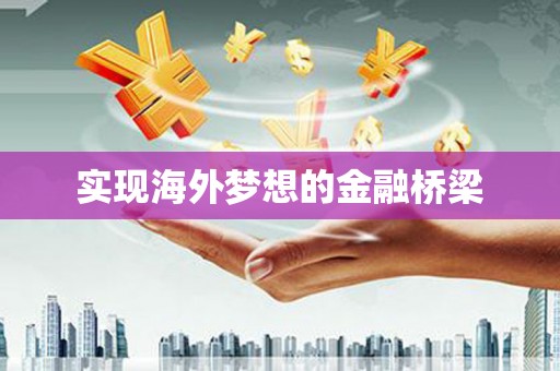 江源实现海外梦想的金融桥梁