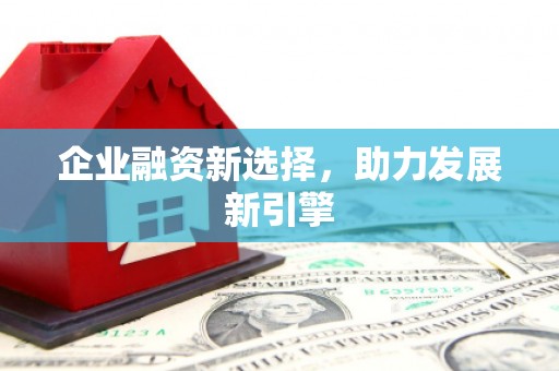 江源企业融资新选择，助力发展新引擎