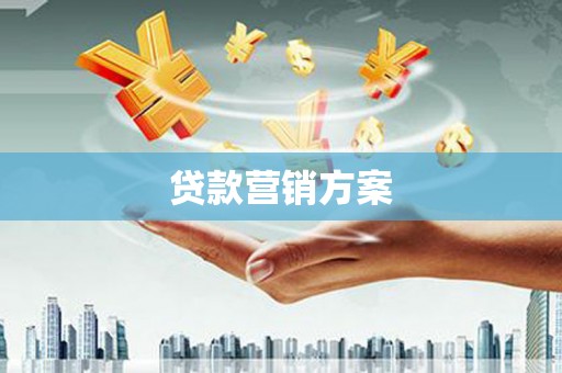 江源贷款营销方案