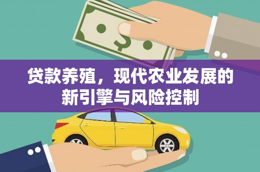 江源贷款养殖，现代农业发展的新引擎与风险控制