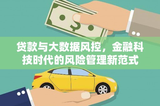 江源贷款与大数据风控，金融科技时代的风险管理新范式