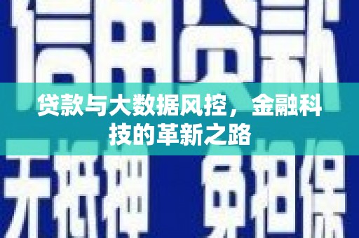 江源贷款与大数据风控，金融科技的革新之路