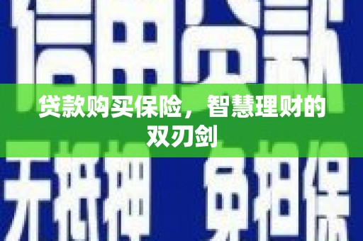 江源贷款购买保险，智慧理财的双刃剑