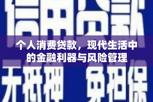 江源个人消费贷款，现代生活中的金融利器与风险管理