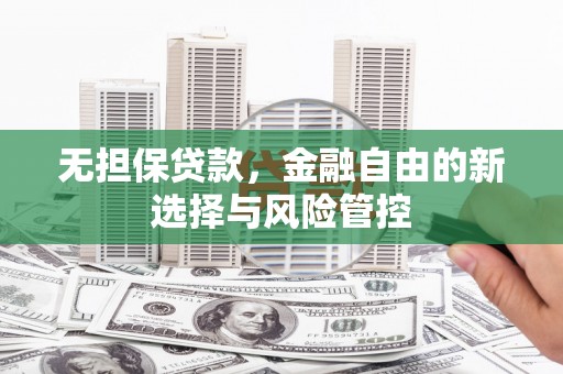 江源无担保贷款，金融自由的新选择与风险管控