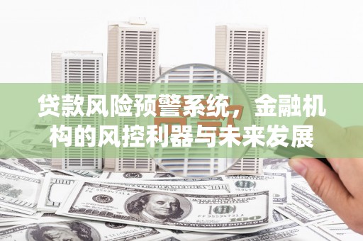 江源贷款风险预警系统，金融机构的风控利器与未来发展