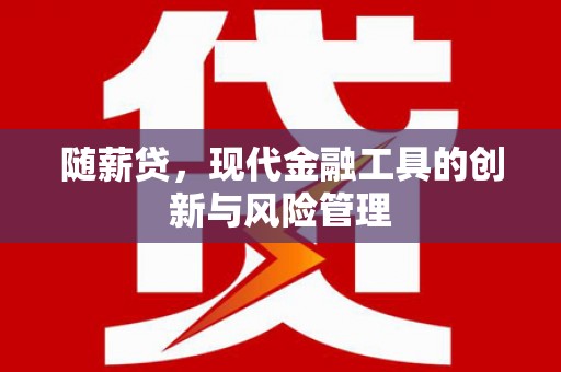 江源随薪贷，现代金融工具的创新与风险管理
