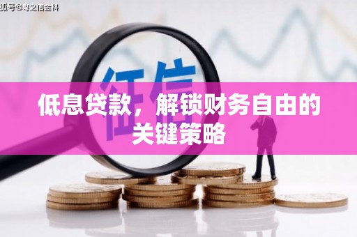 江源低息贷款，解锁财务自由的关键策略