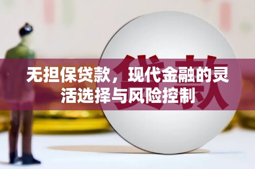 江源无担保贷款，现代金融的灵活选择与风险控制