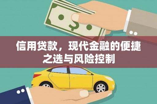 江源信用贷款，现代金融的便捷之选与风险控制