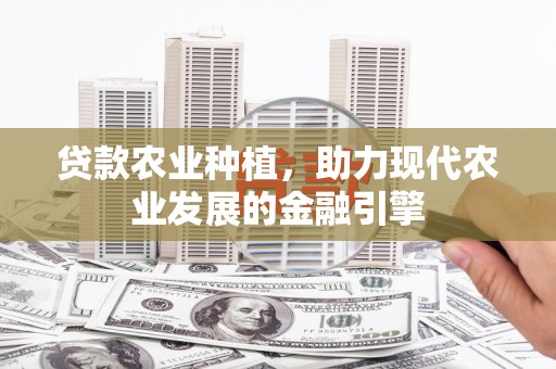 江源贷款农业种植，助力现代农业发展的金融引擎