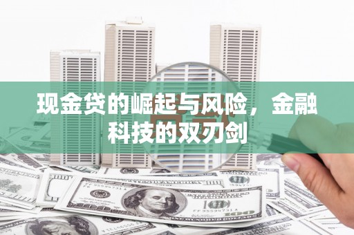 江源现金贷的崛起与风险，金融科技的双刃剑