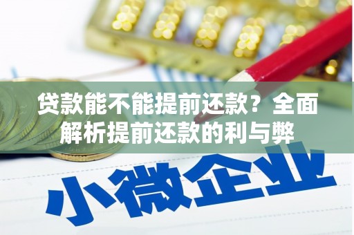 江源贷款能不能提前还款？全面解析提前还款的利与弊