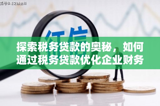 江源探索税务贷款的奥秘，如何通过税务贷款优化企业财务