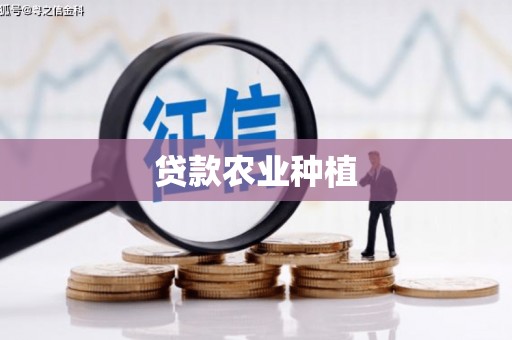 江源贷款农业种植
