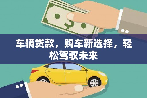 江源车辆贷款，购车新选择，轻松驾驭未来