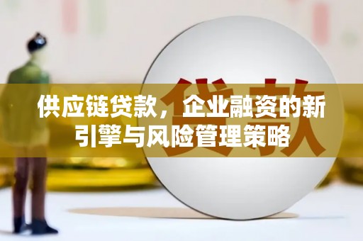 江源供应链贷款，企业融资的新引擎与风险管理策略