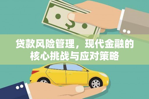 江源贷款风险管理，现代金融的核心挑战与应对策略