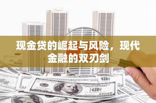 江源现金贷的崛起与风险，现代金融的双刃剑