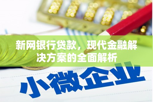 江源新网银行贷款，现代金融解决方案的全面解析