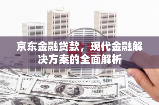 江源京东金融贷款，现代金融解决方案的全面解析