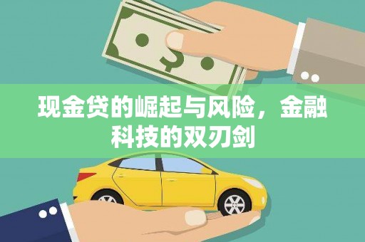 江源现金贷的崛起与风险，金融科技的双刃剑