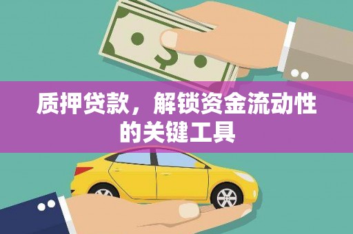 江源质押贷款，解锁资金流动性的关键工具