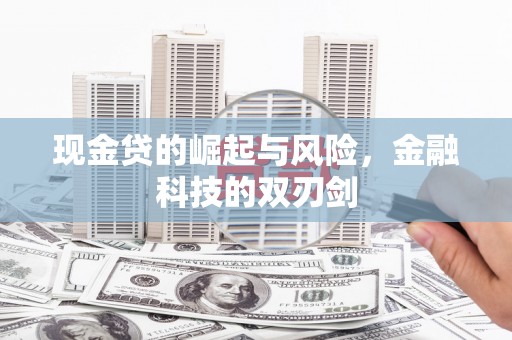 江源现金贷的崛起与风险，金融科技的双刃剑