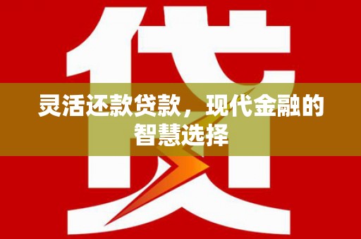 江源灵活还款贷款，现代金融的智慧选择