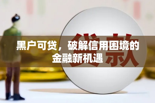 江源黑户可贷，破解信用困境的金融新机遇