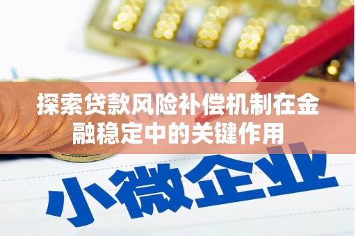 江源探索贷款风险补偿机制在金融稳定中的关键作用
