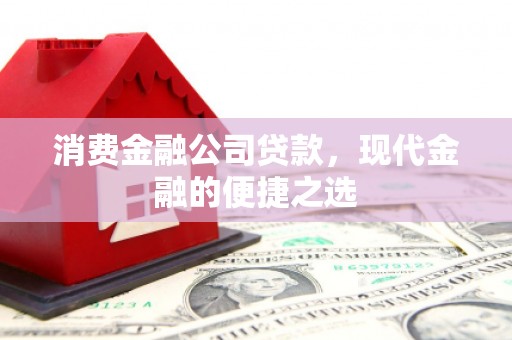 江源消费金融公司贷款，现代金融的便捷之选